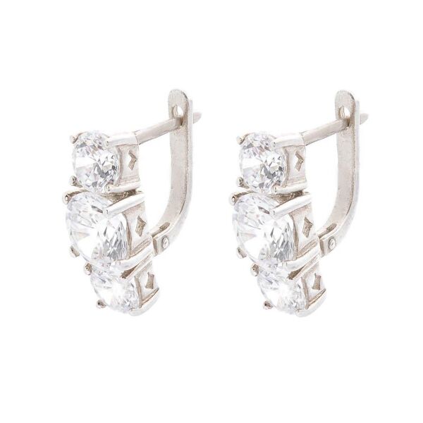 

Серьги из серебра с куб. циркониями (1748315)