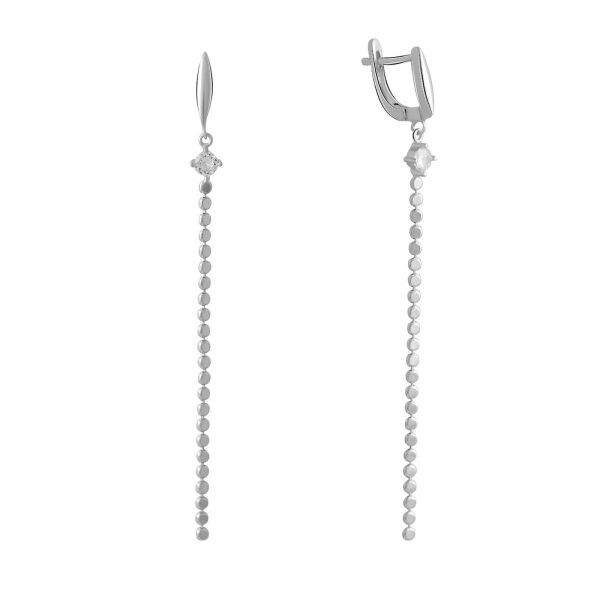 

Серьги из серебра с куб. циркониями (1752657)