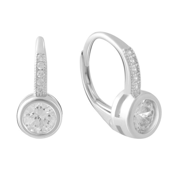 

Серьги из серебра с куб. циркониями (1755005)