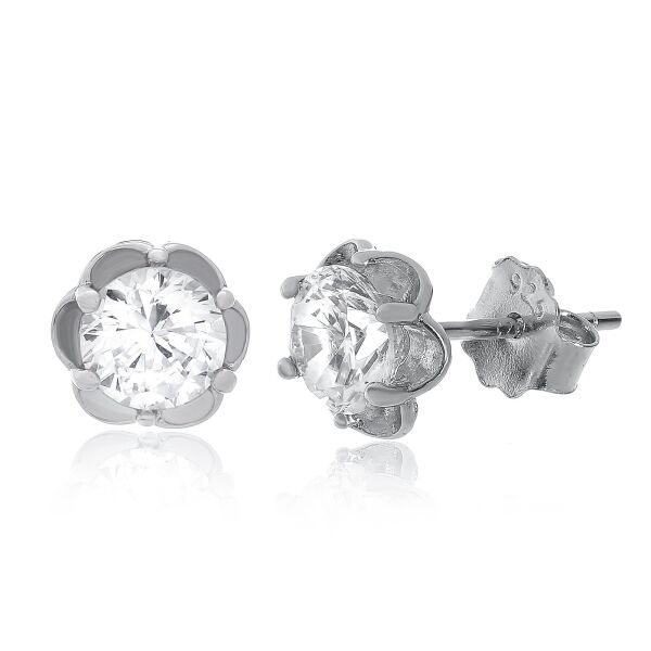 

Серьги из серебра с куб. циркониями (283214)