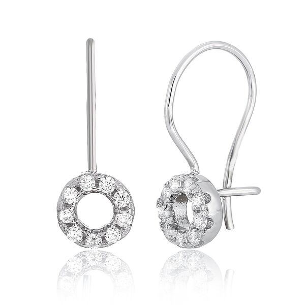 

Серьги из серебра с куб. циркониями (283221)