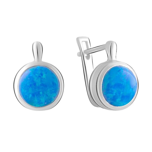 

Серьги из серебра с опалами (1750770)
