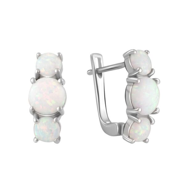 

Серьги из серебра с опалами (1757425)