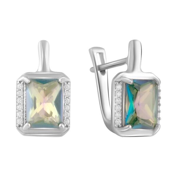 

Серьги из серебра с топазами и куб. циркониями (1757081)