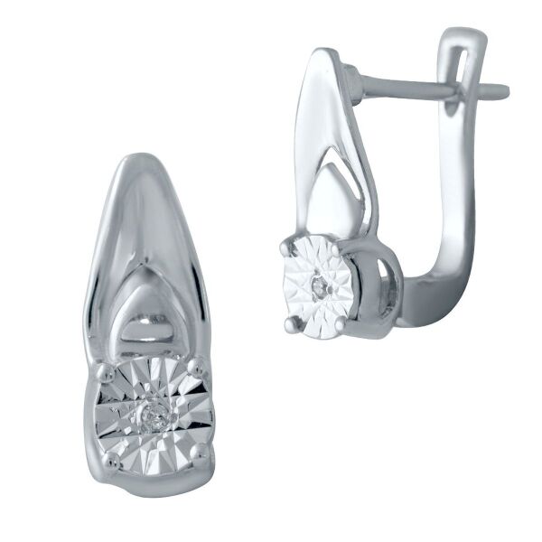 

Серьги из серебра с бриллиантами (1738428)