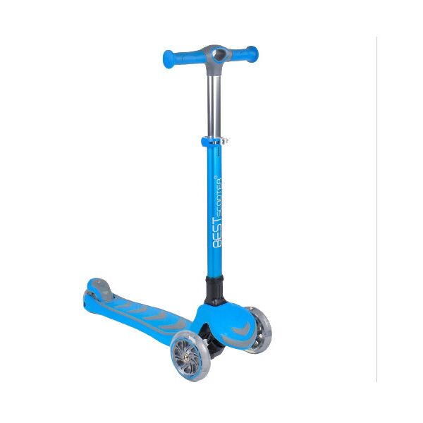 

Самокат трехколесный Best Scooter 38603 до 60кг голубой
