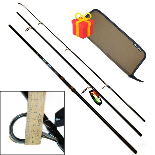 

Спиннинг карповый Fishing ROI Dynamic Carp Rod 3.9 м.+ поводочница World4Carp