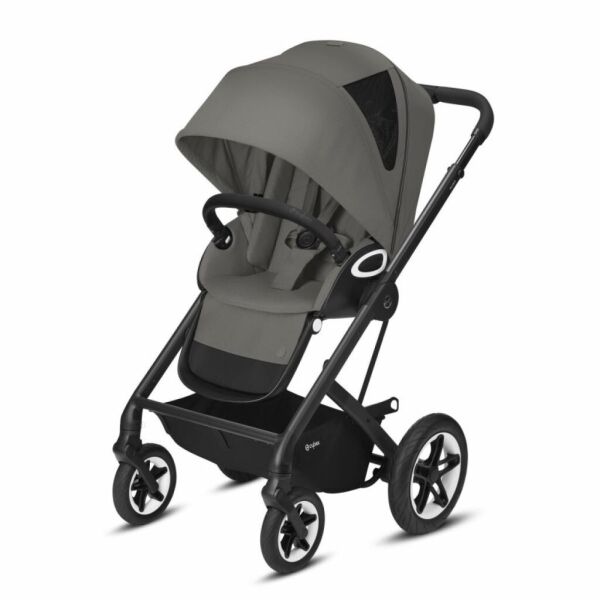 

Коляска Cybex Talos S Lux SLV Soho Grey mid grey (с бампером) (520001487)