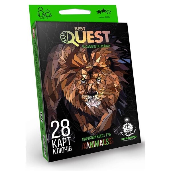 

Карточная квест-игра BEST QUEST, рус., 28 карт ключей(BQ-01-02U)
