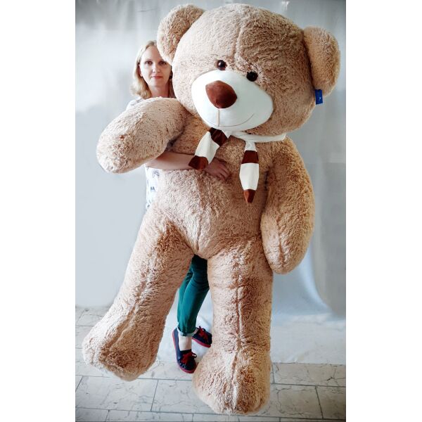 

Игрушка мягкая Медведь «Боб», 200см, кофейный(MSh-200SM КОФЕ)