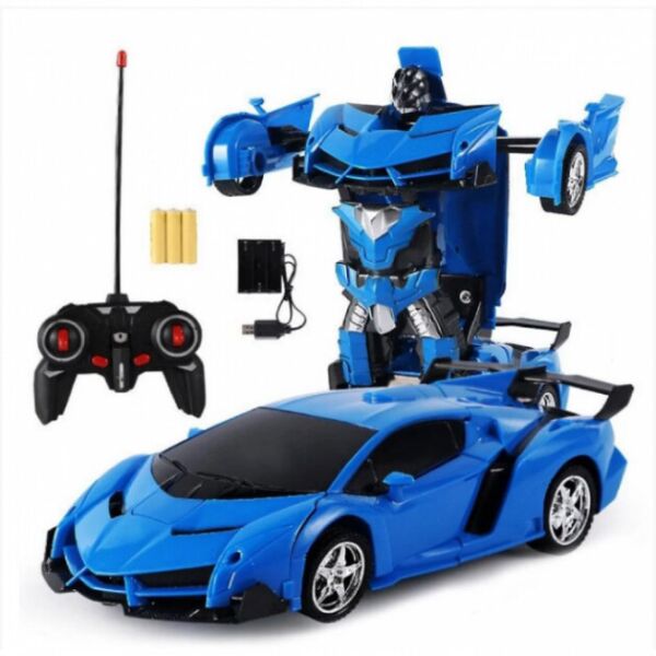 

Машинка трансформер Lamborghini Robot Car с пультом, Синий VD002