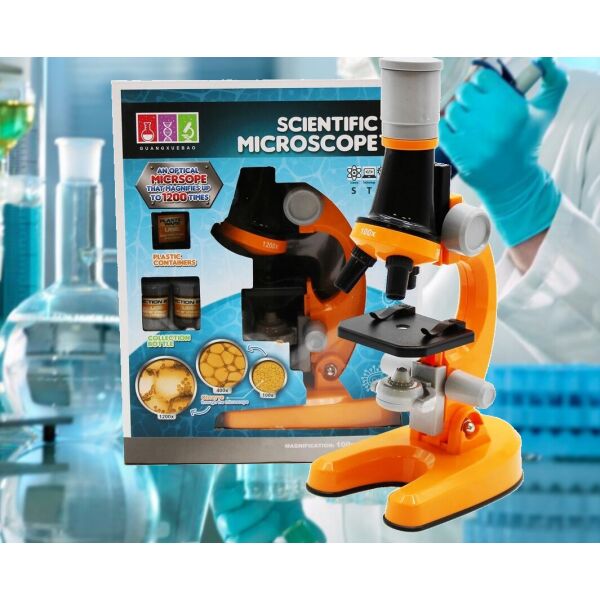 

Детский микроскоп для ребенка с 1200 Х увеличением Scientific Microscope