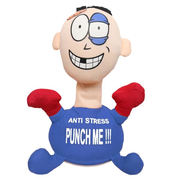 

Мягкая игрушка-антистресс PUNCH ME «Ударь меня» 27 см синяя