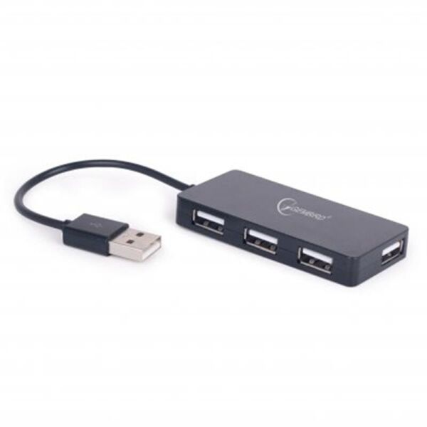 

Концентратор USB2.0 Gembird UHB-U2P4-03 Black 4хUSB2.0