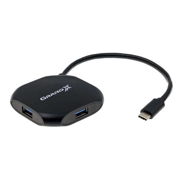 

Концентратор Grand-X Travel Type-C 4хUSB3.1 Black (GH-417)