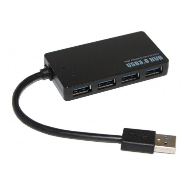 

Концентратор USB3.0 Voltronic 4хUSB3.0 Black (YT-3HF4/2TB/08645), Blister
