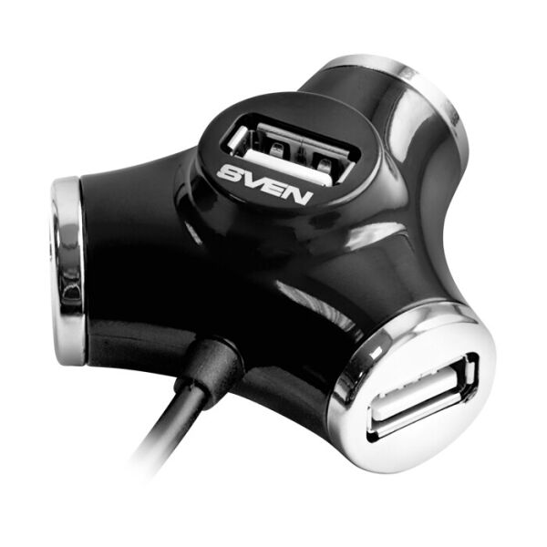 

Концентратор USB2.0 Sven HB-012 черный, 4xUSB2.0 UAH