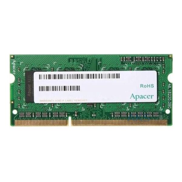 

DDR3 4Gb Apacer 1600 Mhz Sodimm (75.B83DF.G030B) "Refurbished"