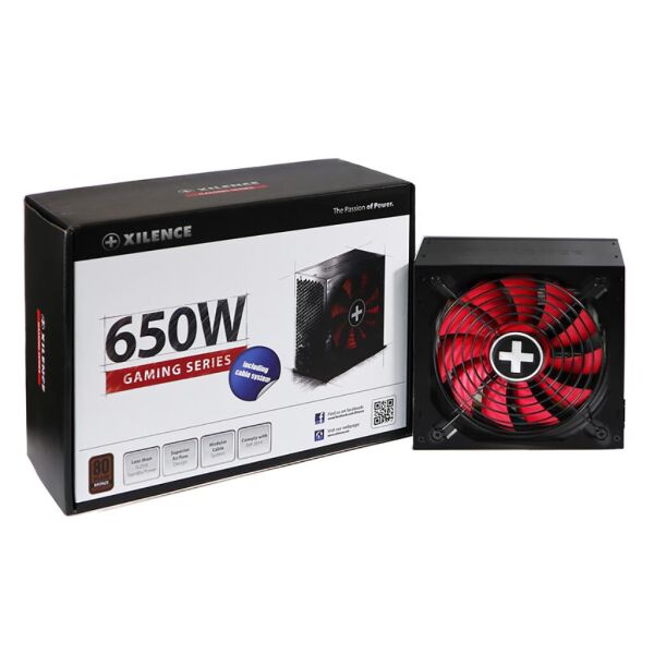 

БЖ 650W Xilence XP650R10 Gaming series, 140mm, 80+ BRONZE, Semi-Modular, Retail Box