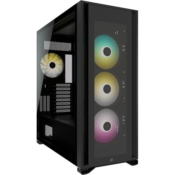 

Корпус Corsair iCUE 4000X RGB Tempered Glass Black (CC-9011204-WW) без БП