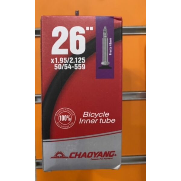 

Велосипедная Камера ChaoYang 26 x 1,95 / 2,125 FV (48 мм) Presta
