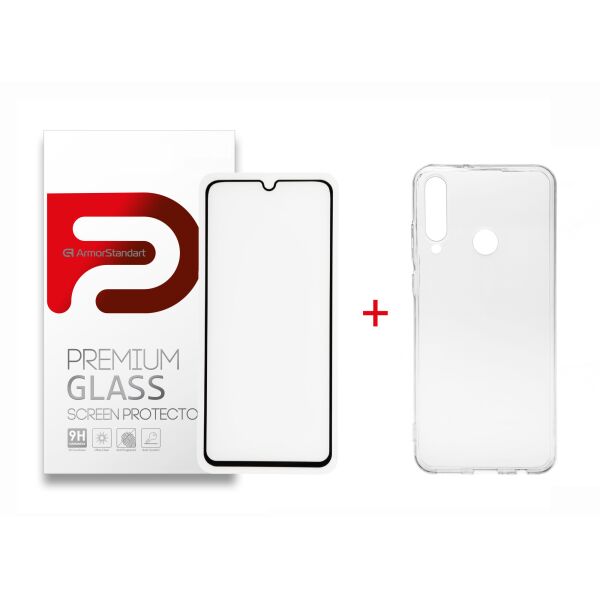 

Комплект защитное стекло+чехол Комплект Armorstandart для Huawei Y6p (Защитное стекло FG + Панель Air Series) (ARM58057)