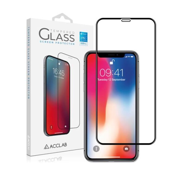 

Защитное стекло ACCLAB Full Glue для Apple iPhone 11 Pro/X/XS Black (1283126508189)