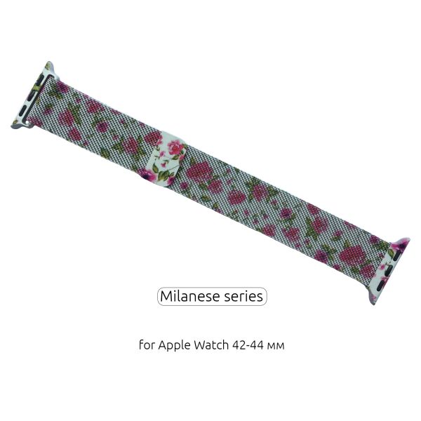 

Ремешок для спортивных часов Armorstandart Milanese Loop для Apple Watch All Series 42-44mm Flower Red Lily (ARM52964)