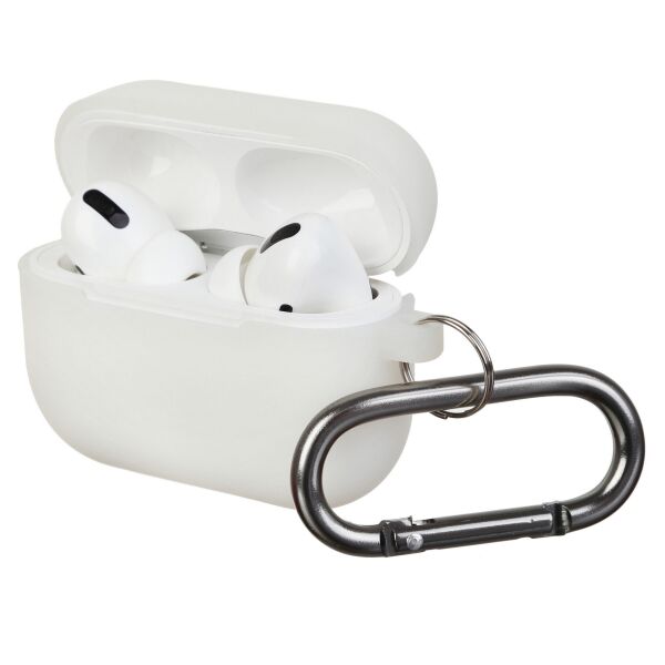 

Чехол Airpods Pro Ultrathin Silicon case with hook White (in box)