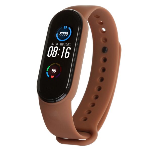 

Ремешок для спортивного браслета Xiaomi ремешок Mi Band 6/5 (Brown)