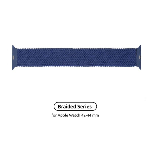 

Ремешок для спортивных часов Armorstandart Braided Solo Loop для Apple Watch 42mm/44mm Atlantic Blue Size 6 (148 mm) (ARM58078)