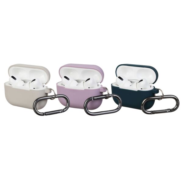 

Чехол Комплект чехлов Armorstandart для Airpods Pro Silicon with hook 3 шт.(Lavender, Midnight Blue, Rock)
