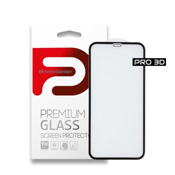 

Защитное стекло ArmorStandart Pro 3D для Apple iPhone 11/XR Black (ARM55370-GP3D-BK)