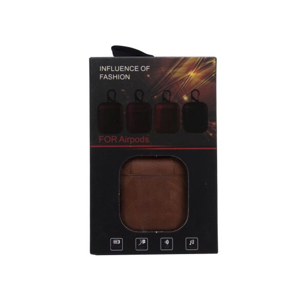 

Чехол Airpods Leather case brown (in box)