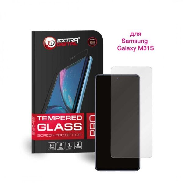 

Защитное стекло Extradigital HD для Samsung Galaxy M31s SM-M317, 0.5мм (EGL4779)
