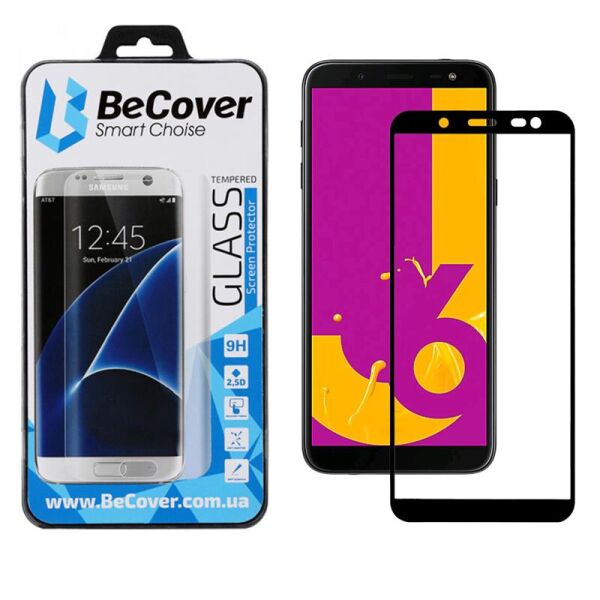 

Защитное стекло BeCover для Samsung Galaxy J6 SM-J600 Black (702231)