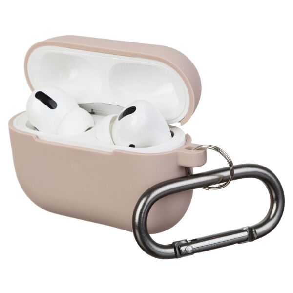 

Чехол Airpods Pro Ultrathin Silicon case with hook Pink Sand (in box)