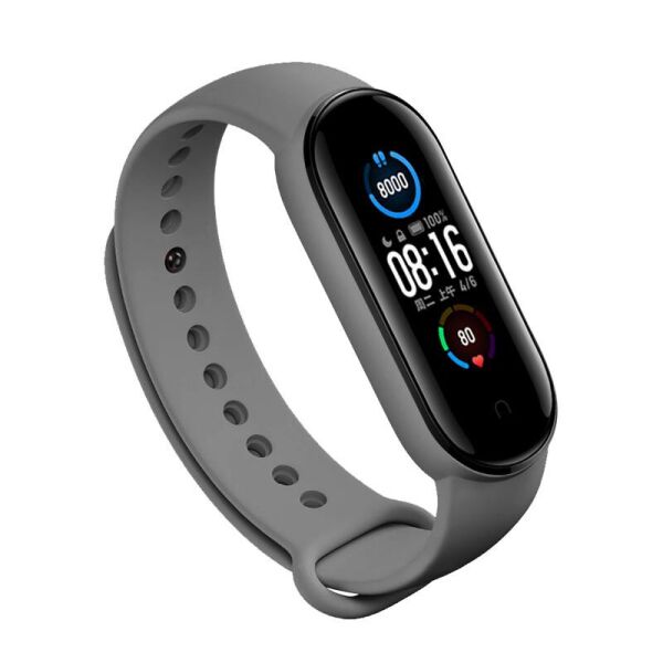 

Ремешок BeCover для Xiaomi Mi Smart Band 5/Mi Smart Band 6 Gray (705066)