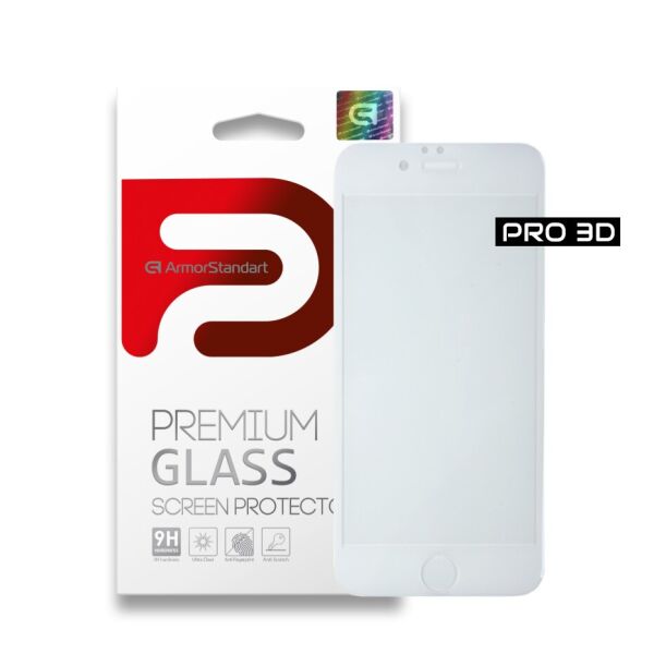 

Защитное стекло ArmorStandart Pro 3D для Apple iPhone 6S White (ARM55369-GP3D-WT)