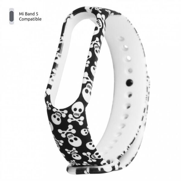 

Ремешок Armorstandart для браслета Xiaomi Mi Band 5/Mi Band 6 Skulls (ARM57010)