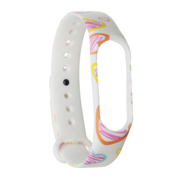

Ремешок для спортивного браслета Xiaomi ремешок Mi Band 4/3 (Hearts)