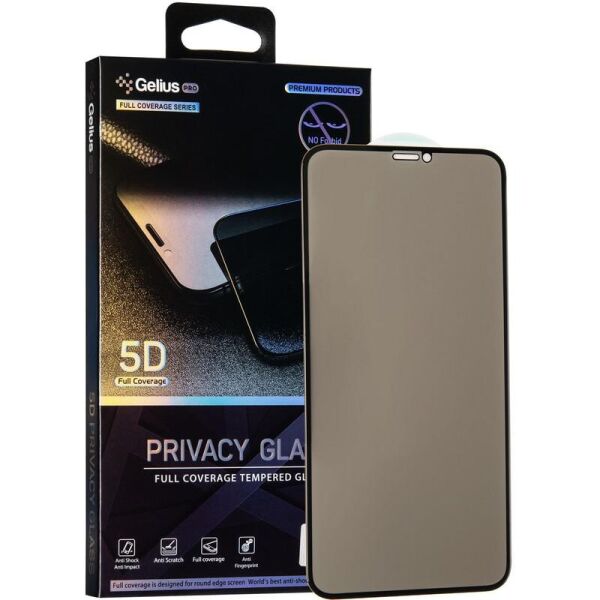 

Защитное стекло Gelius Pro 5D Privasy Glass для Apple iPhone 11 Pro Max Black (2099900757297)