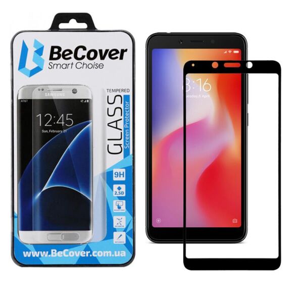 

Защитное стекло BeCover для Xiaomi Redmi 6/6A Black (702442)