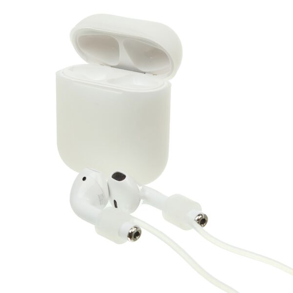 

Чехол Airpods Silicon case+straps luminos blue (in box)