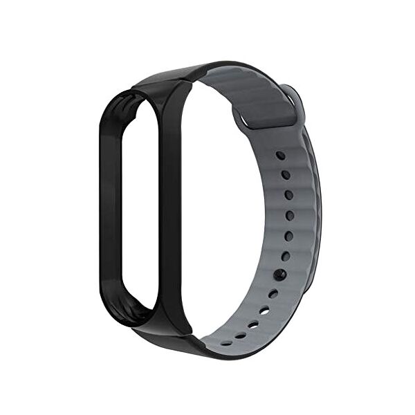 

Ремешок для спортивного браслета ArmorStandart Sport Silicone Band for Xiaomi Mi Band 3 Black/Black-Grey