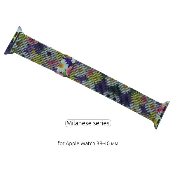 

Ремешок для спортивных часов Armorstandart Milanese Loop Band для Apple Watch All Series 38-40mm Flowers Daisy (ARM52965)