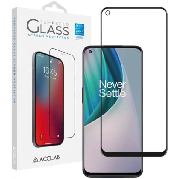 

Защитное стекло ACCLAB Full Glue для OnePlus Nord N10 Black (1283126513565)