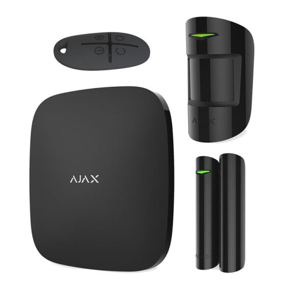 

Комплект охранной сигнализации Ajax StarterKit Plus Black (000012254/13538.35.BL1/20289.57.BL1)