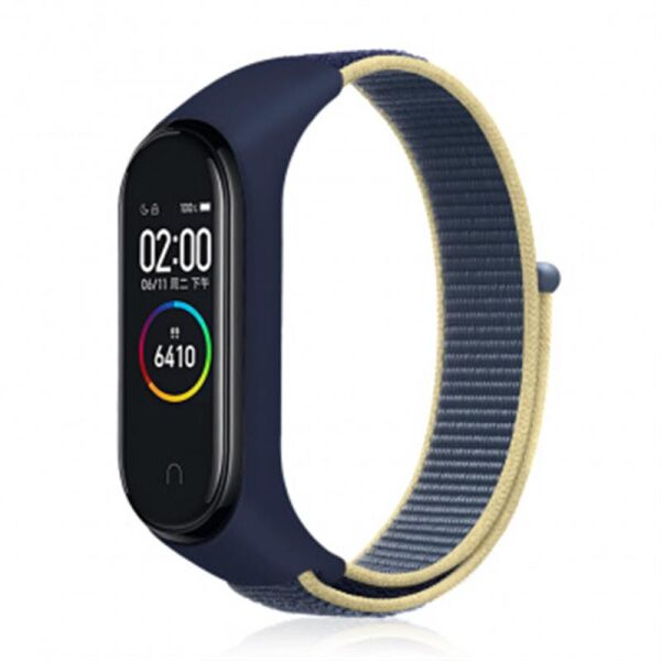 

Ремешок BeCover Nylon Style для Xiaomi Mi Smart Band 5 Deep Blue/Sand (705422)