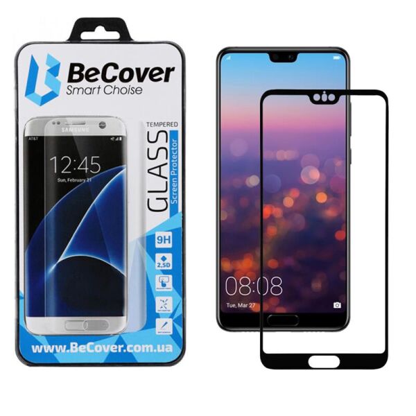 

Защитное стекло BeCover для Huawei P20 Black (702169)